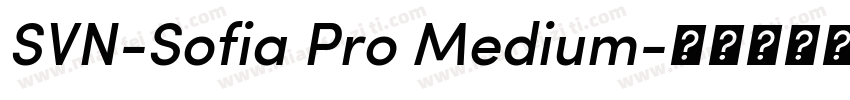 SVN-Sofia Pro Medium字体转换